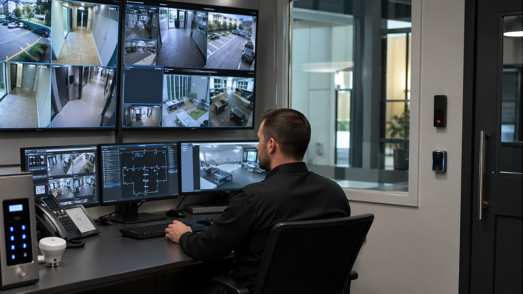 Business Surveillance and Access Control System