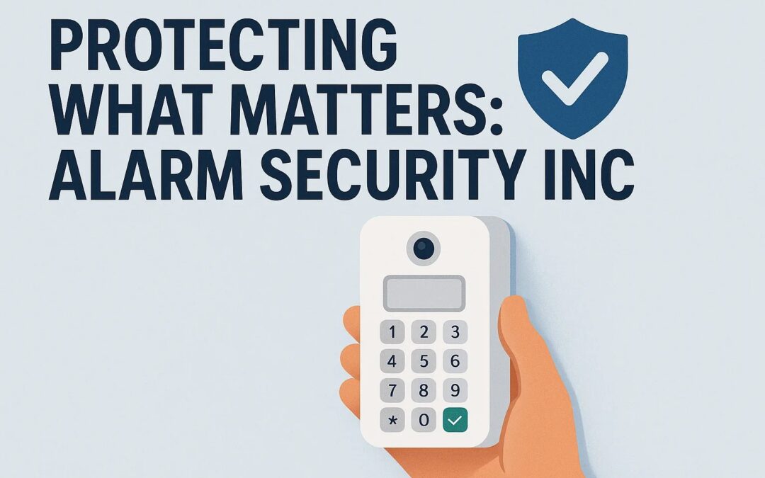 Protecting What Matters: Alarm Security Inc